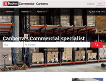 Tablet Screenshot of canberra.ljhcommercial.com.au