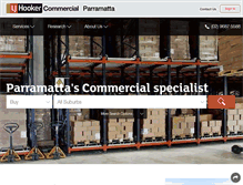 Tablet Screenshot of parramatta.ljhcommercial.com.au